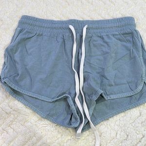 Greenish blue shorts